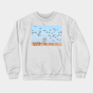 Mad Duck Rush by Debra Martz Crewneck Sweatshirt